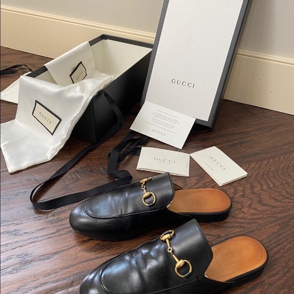 Princetown leather slippers GUCCI - Picture 2 of 8